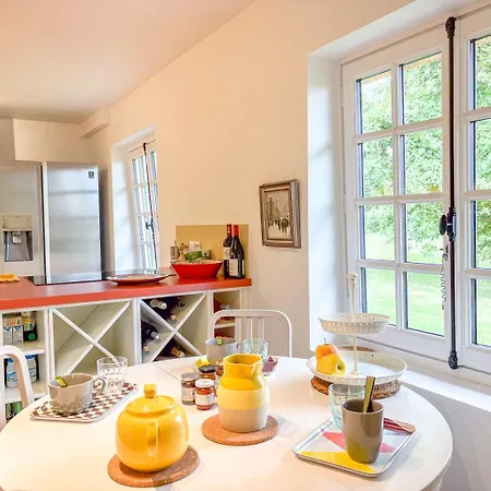Belle Chaumière Avec Vue Panoramique Et Piscine Villa Vieux-Bourg (Calvados)