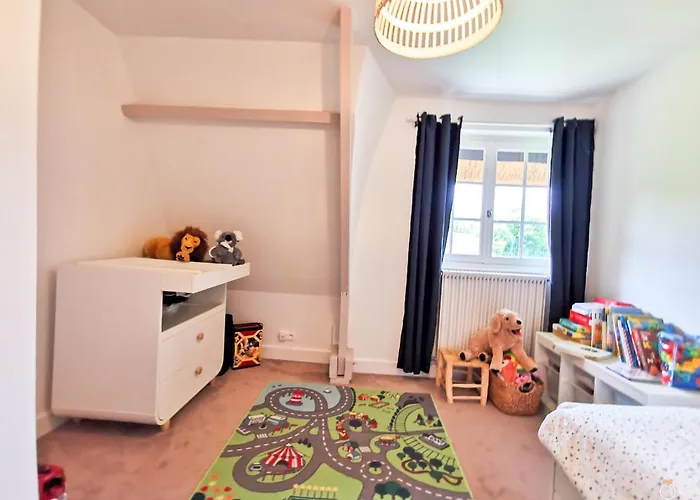 Belle Chaumiere Avec Vue Panoramique Et Piscine 别墅 Vieux-Bourg (Calvados)