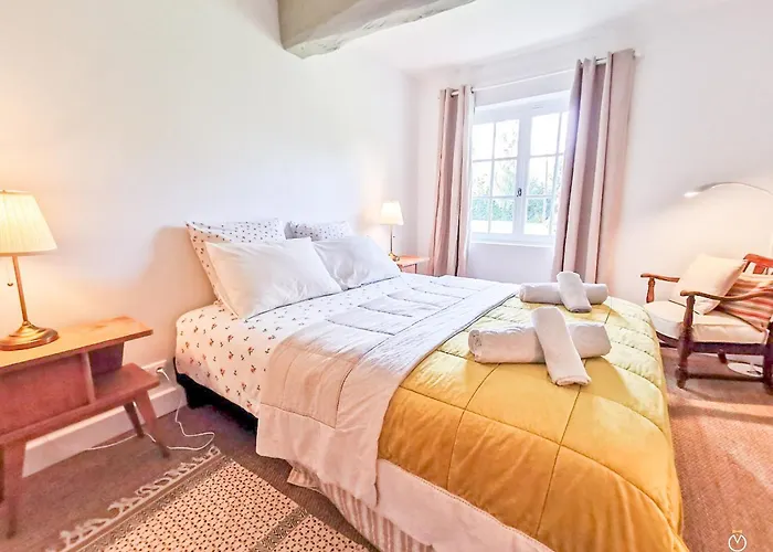 别墅 Belle Chaumiere Avec Vue Panoramique Et Piscine Vieux-Bourg (Calvados)