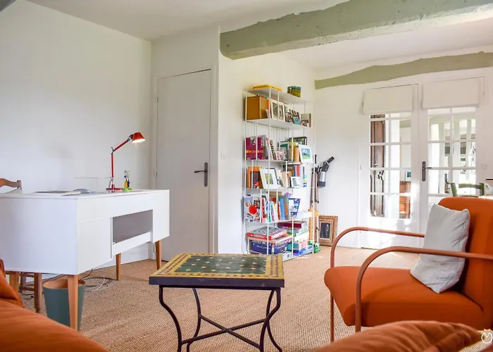 别墅 Belle Chaumiere Avec Vue Panoramique Et Piscine Vieux-Bourg (Calvados)