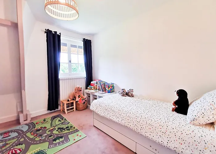 别墅 Belle Chaumiere Avec Vue Panoramique Et Piscine Vieux-Bourg (Calvados)