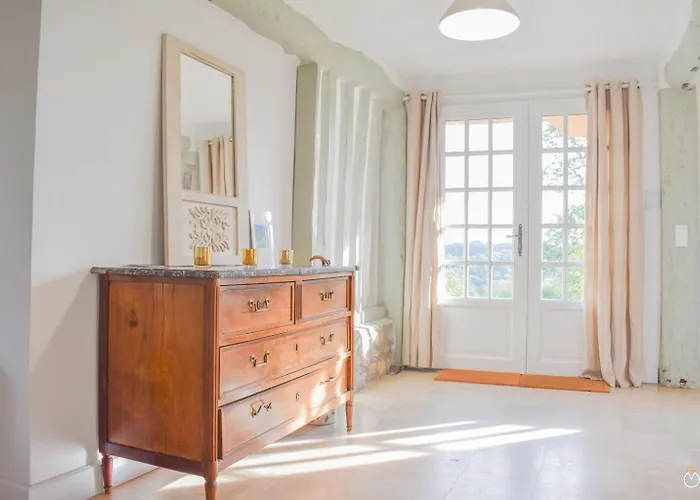 别墅 Belle Chaumiere Avec Vue Panoramique Et Piscine Vieux-Bourg (Calvados)